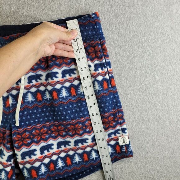 Chubbies Sweat Shorts Mens XL Fleece Bear Christmas PJs Snowflakes Nordic - Picture 10 of 13